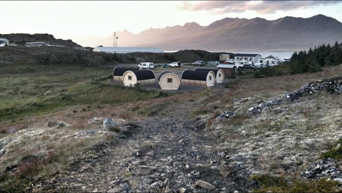 Framtid Camping Lodging Barrels Djúpivogur Kültér fotó