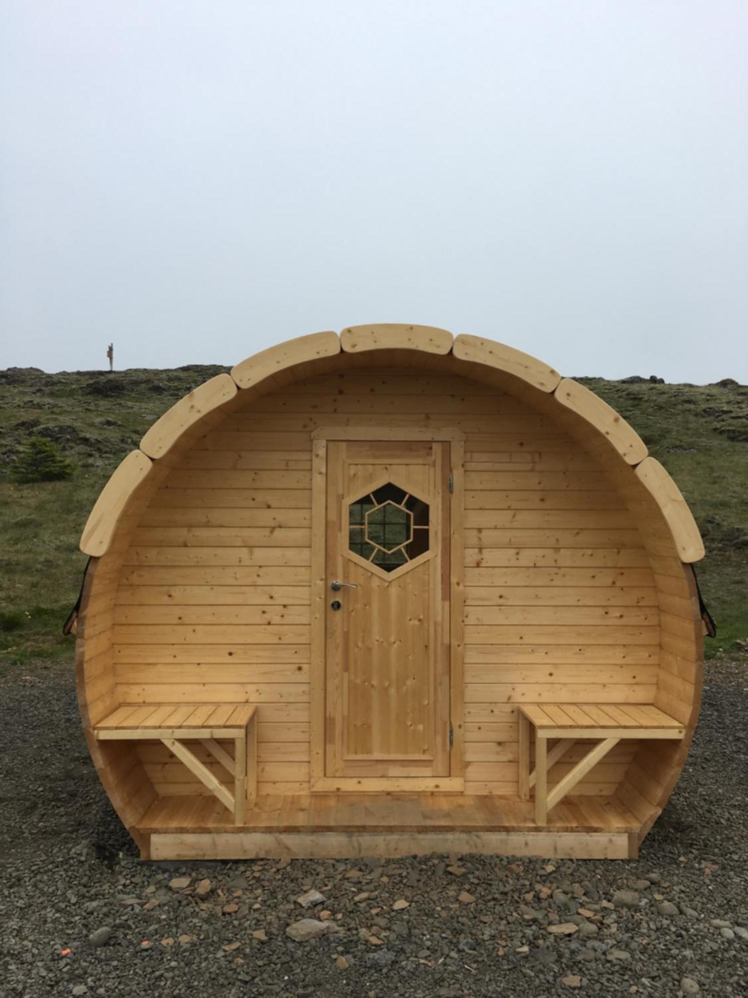 Framtid Camping Lodging Barrels Djúpivogur Kültér fotó