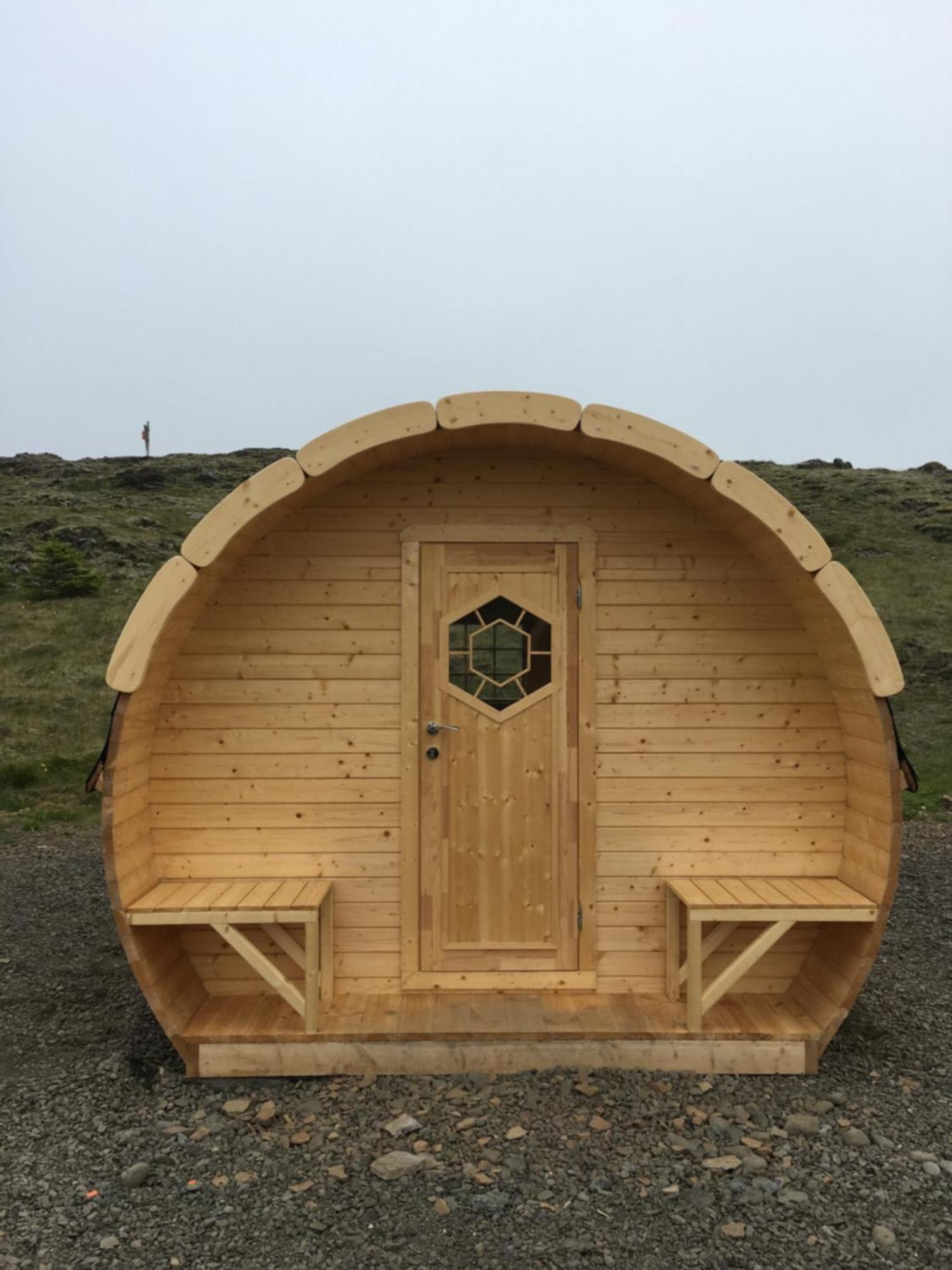 Framtid Camping Lodging Barrels Djúpivogur Kültér fotó